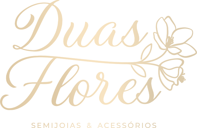 Logo principal da marca Duas Flores com fundo transparente