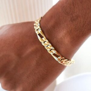 Pulseira masculina dourada
